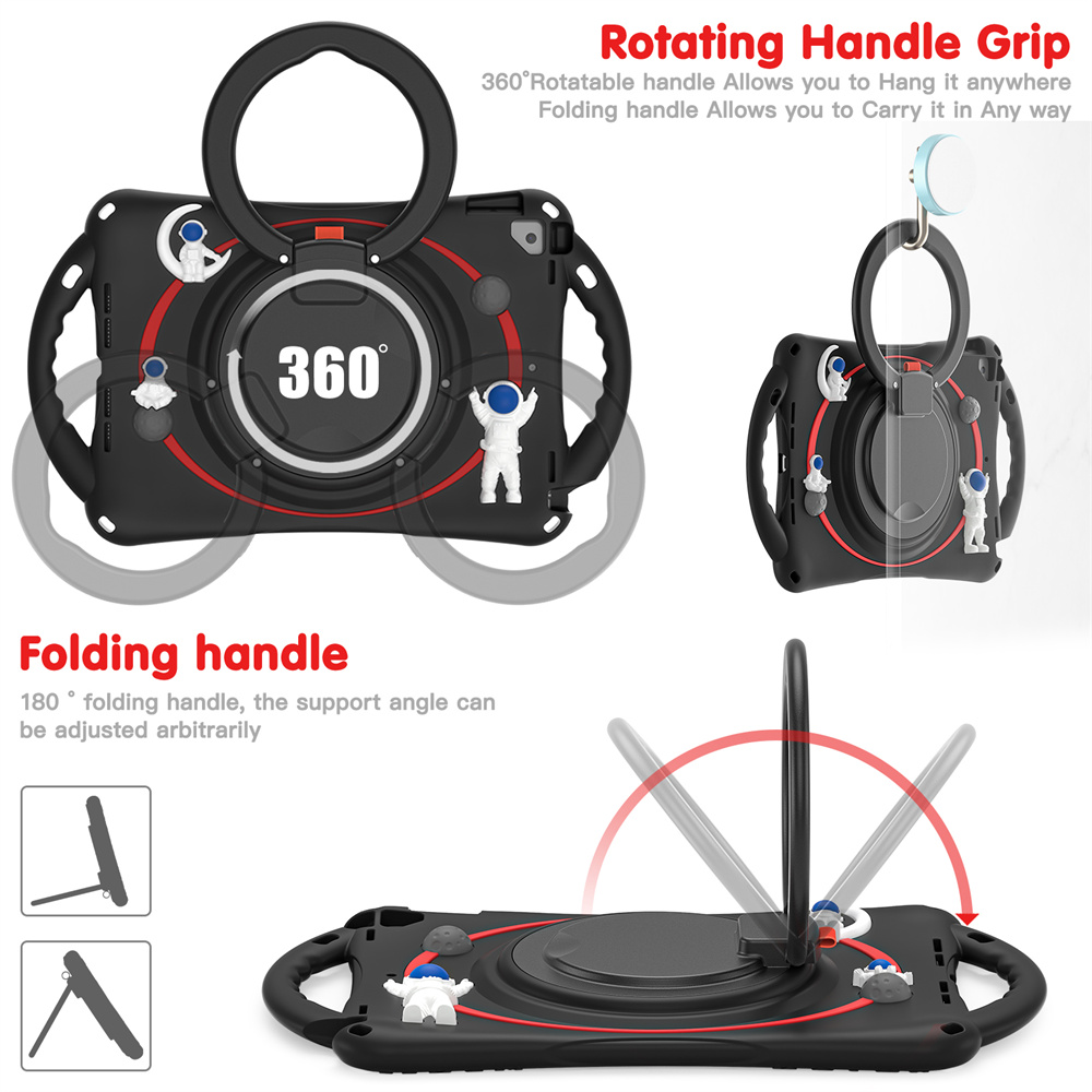 Kids Heavy Duty 360 Full Shockproof Soft Case Cover For iPad 10.2 7th 8th 9th Generation Case