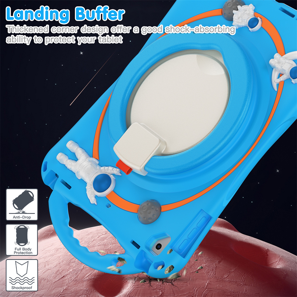 Cartoon Cute Design Soft Silicone Child Proof Tablet Cover Case For iPad 2018 2017 air 2 Pro 9.7 inch Kids Case