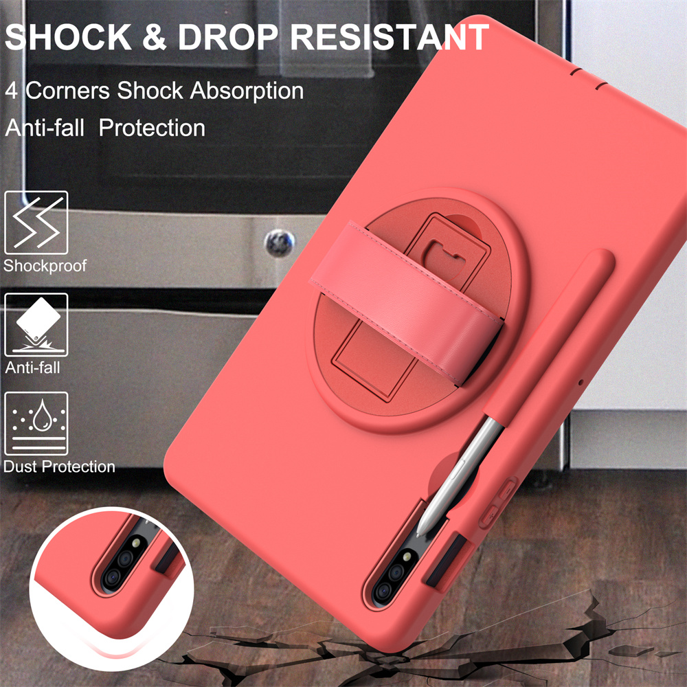 360 Full Body Protect TPU Tablet Cover Case For Samsung Galaxy Tab S8 S7 11 inch Case With Stand