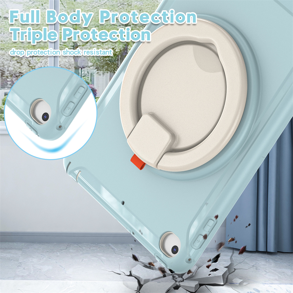 Detachable TPU Shockproof Tablet Cover Case For Apple iPad Mini 4/5 Case With Rotating Stand