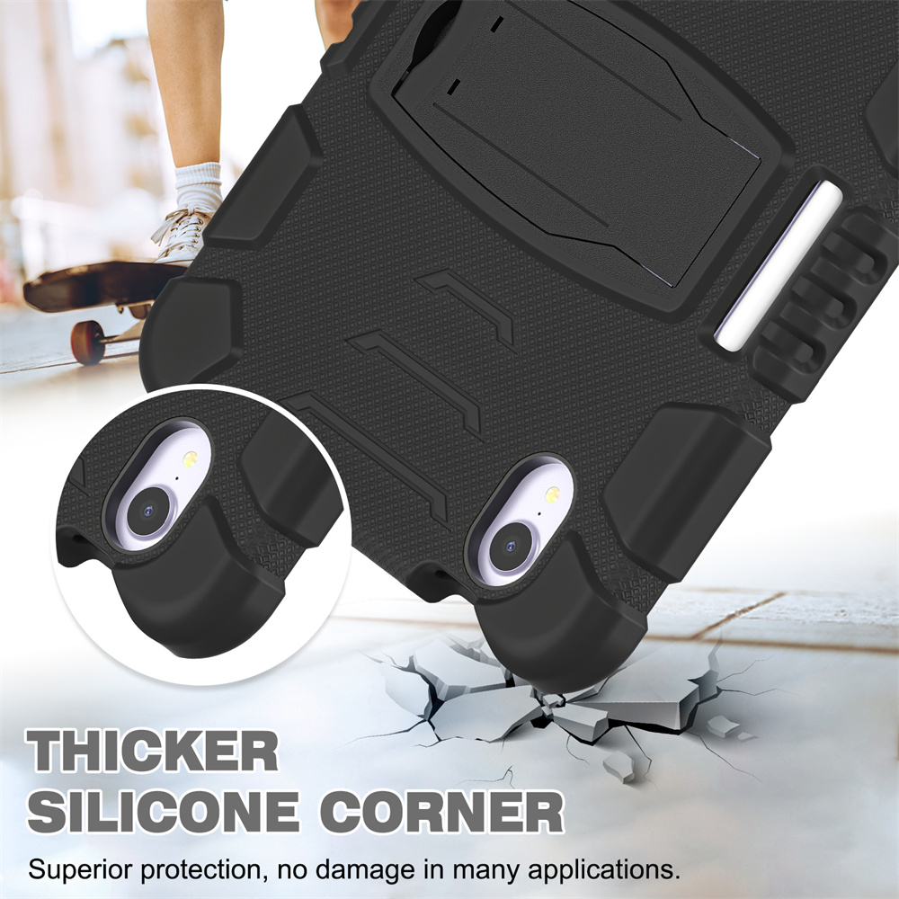 3 layer perfect protective shockproof tablet cover case for iPad mini 6 case with pencil holder