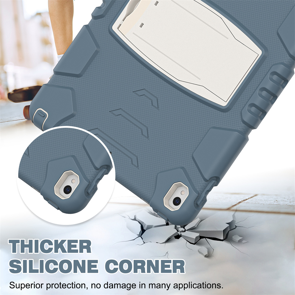 Shockproof Silicone Rugged Tablet Case For iPad air 3 Pro 10.5 inch Case Back Cover With Kickstand