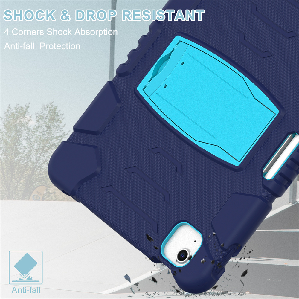 Silicone Protective Tablet Cover Case For iPad Air 5 Pro 11 2022 2021 2020 2018 10.9 inch Case With Stand