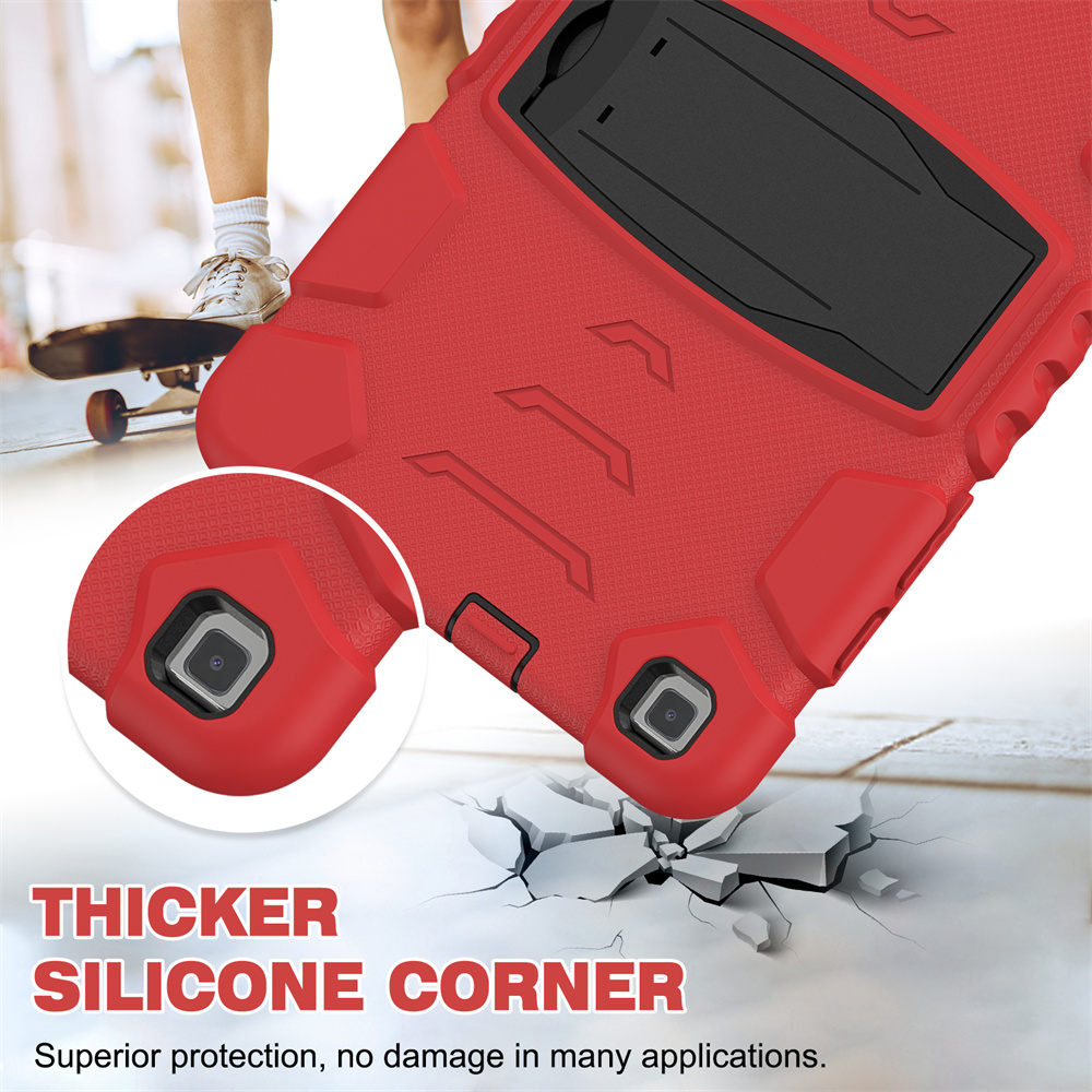 Kickstand Silicone Tablet Protective Case For Samsung Galaxy Tab A 8.0 2019 Case Beautiful Back Cover