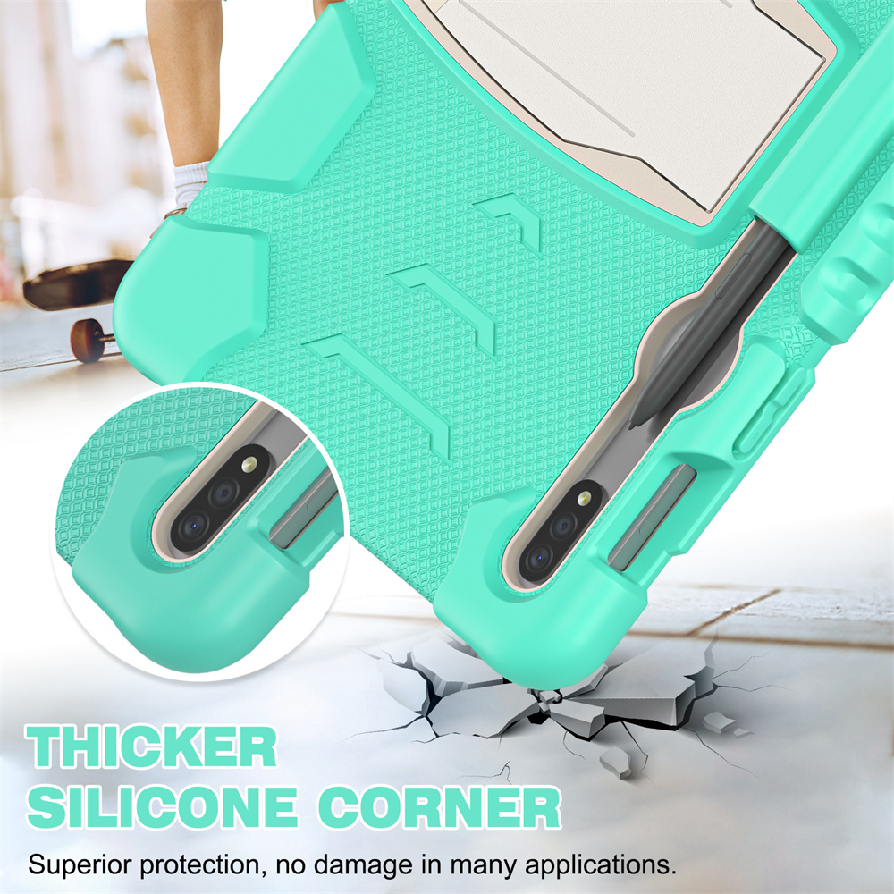 Silicon Stand Tablet Cover Case For Samsung Galaxy Tab S7 t870 Case S8 x700 11 inch Case Cover