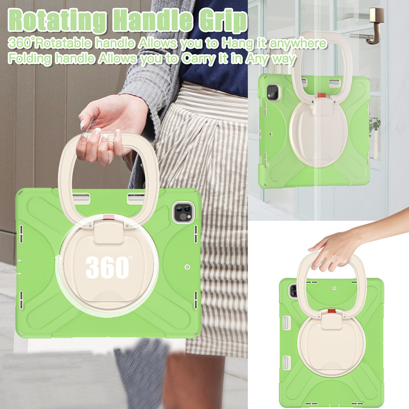 Heavy Duty Rugged Tablet Case Cover For Apple iPad pro 12.9 Case Cover With Pencil Holder And Stand