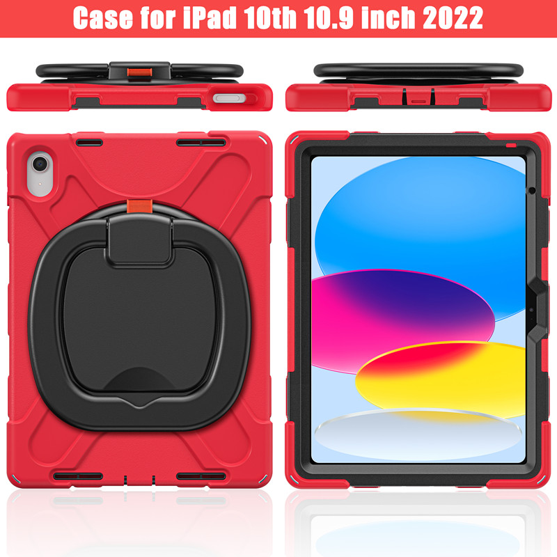 Silicone PC Tablet Covers Case For iPad 10.9 10th Generation Shockproof Anti-drop Case