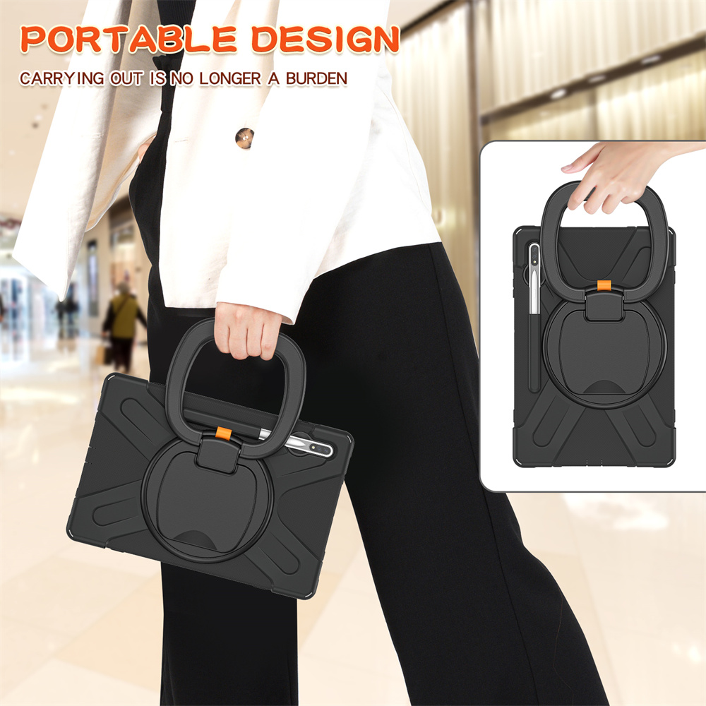 Rugged Shock proof Back Cover Hard Case For Samsung Galaxy Tab S7 Plus 12.4 inch Case Kids Cover