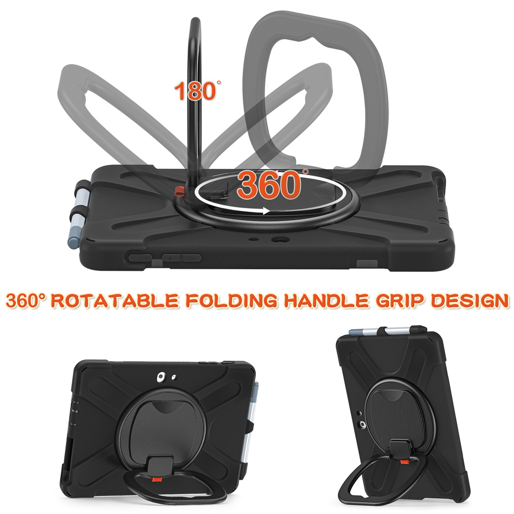 Silicone Shockproof Stand Back Cover Rugged Case For Microsoft Surface Go 2th/3th 10.5 inch Tablet Case