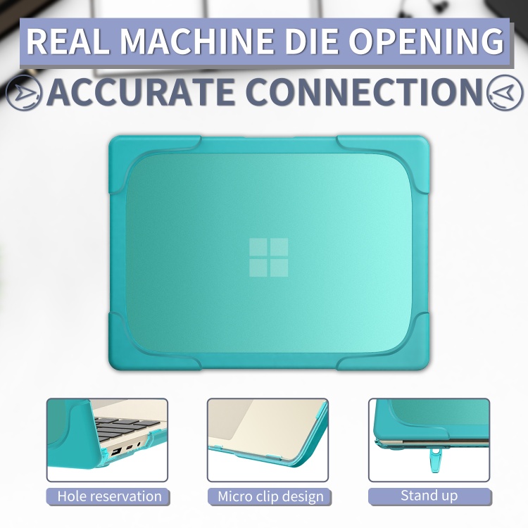 Rubberized Shockproof Protective Case For Microsoft Surface Laptop Go Go 2 12.4 inch Hard Shell Case Cover