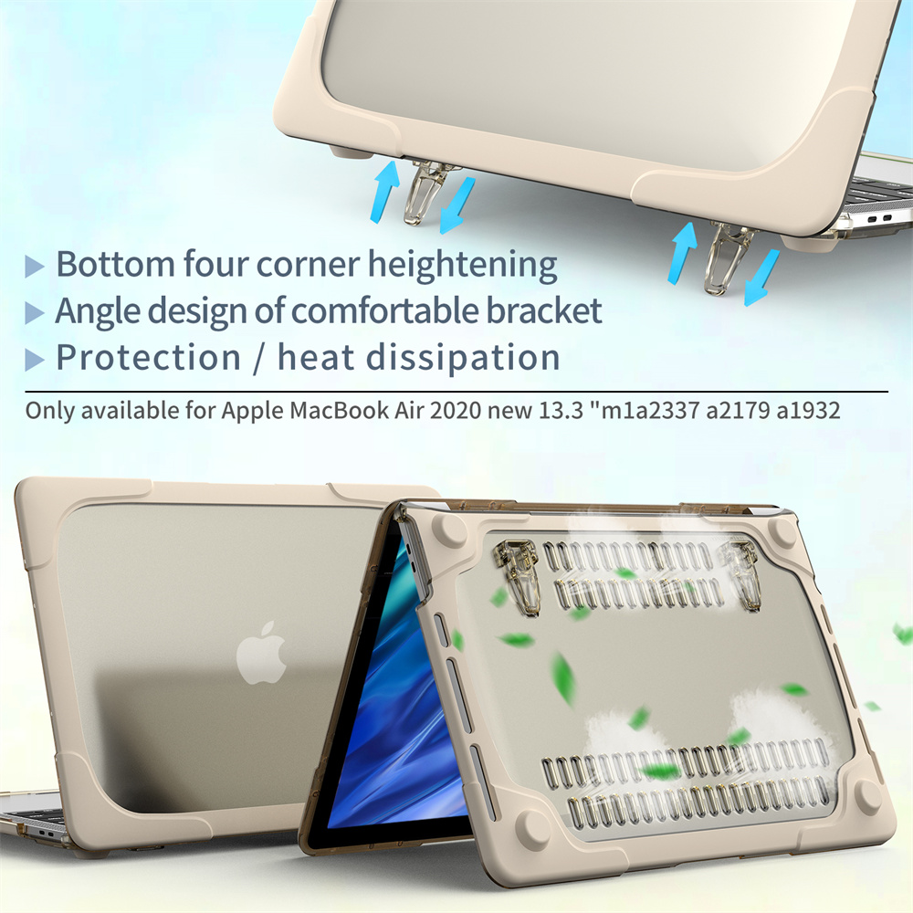 Luxury Laptop Hard Shell Cases Cover For Macbook Air 13 Black Case 