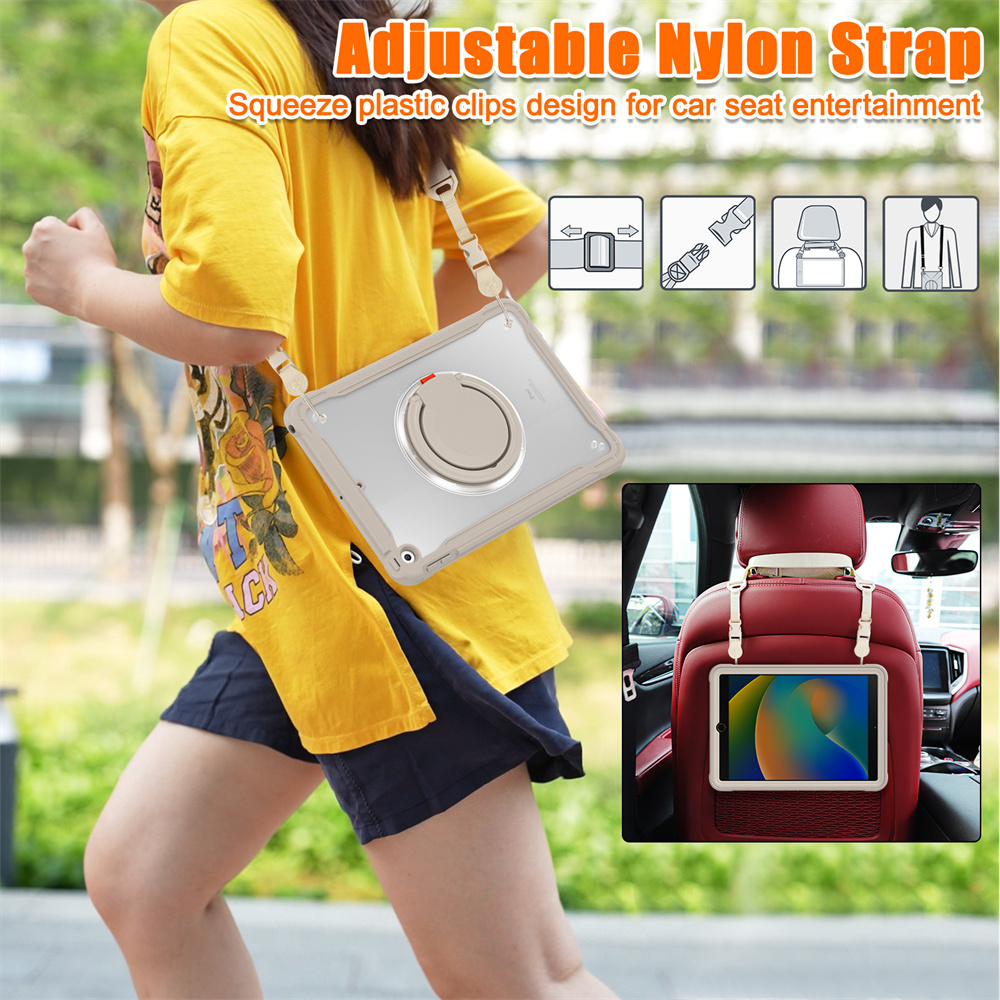 Full Body Protective Tablet Cover Case For iPad 9th 8th 7th generation 2021 2020 2019 10.2 inch Case