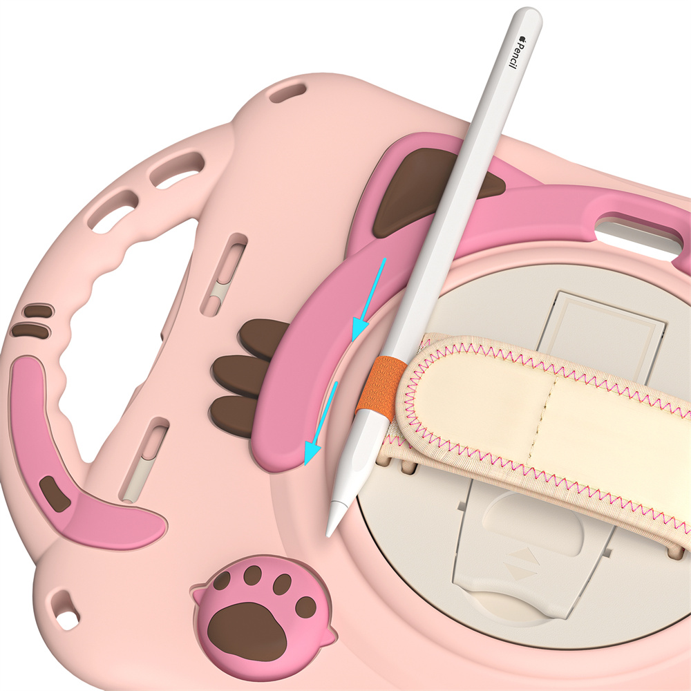 8.3 inch Kids Silicone Shockproof 3D Cartoon Tablet Back Cover Case For iPad Mini 6 Kidproof Case For Girls