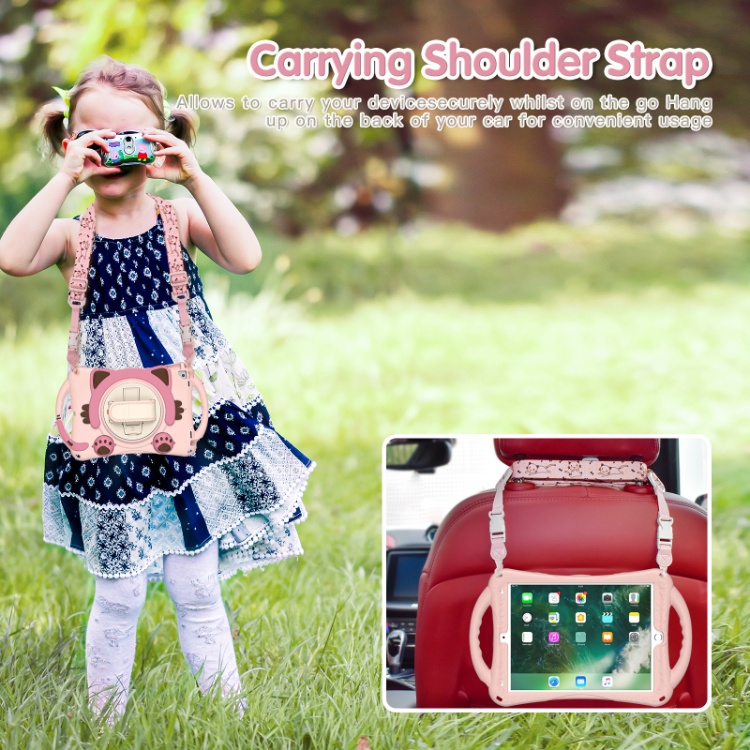 Silicone Kids Tablet Protective Case For iPad 9th generation 8th 7th gen Pro 10.5 inch air 3 Back Cover Case