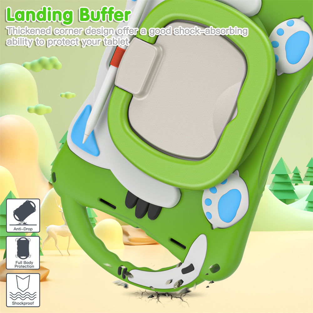 Silicone Cute Tablet Kids Case For iPad air 4 5 generation Case Pro 11 2022 2018 2020 2021 Case Back Cover