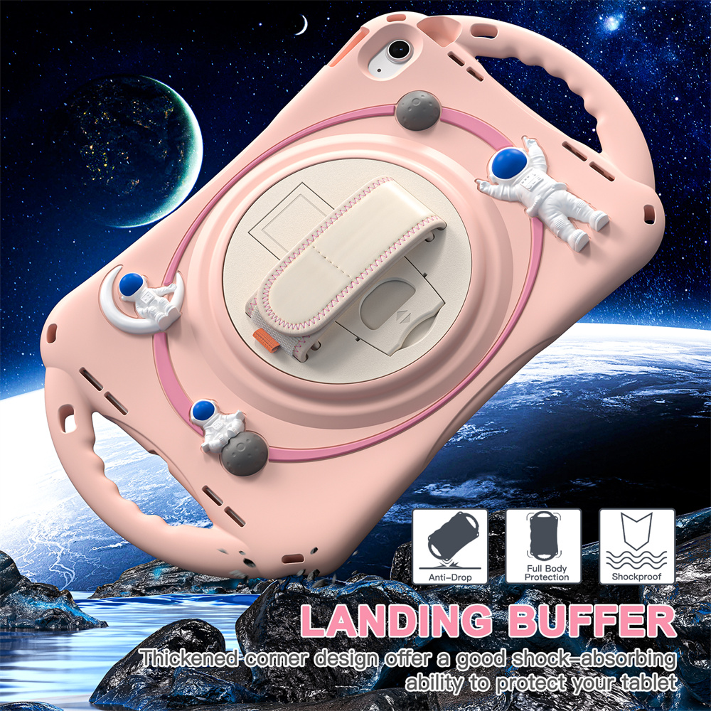 Cute Design Soft Silicone Kids Tablet Cover Case For iPad 10.2 9th 8th 7th Generation Case With Handle