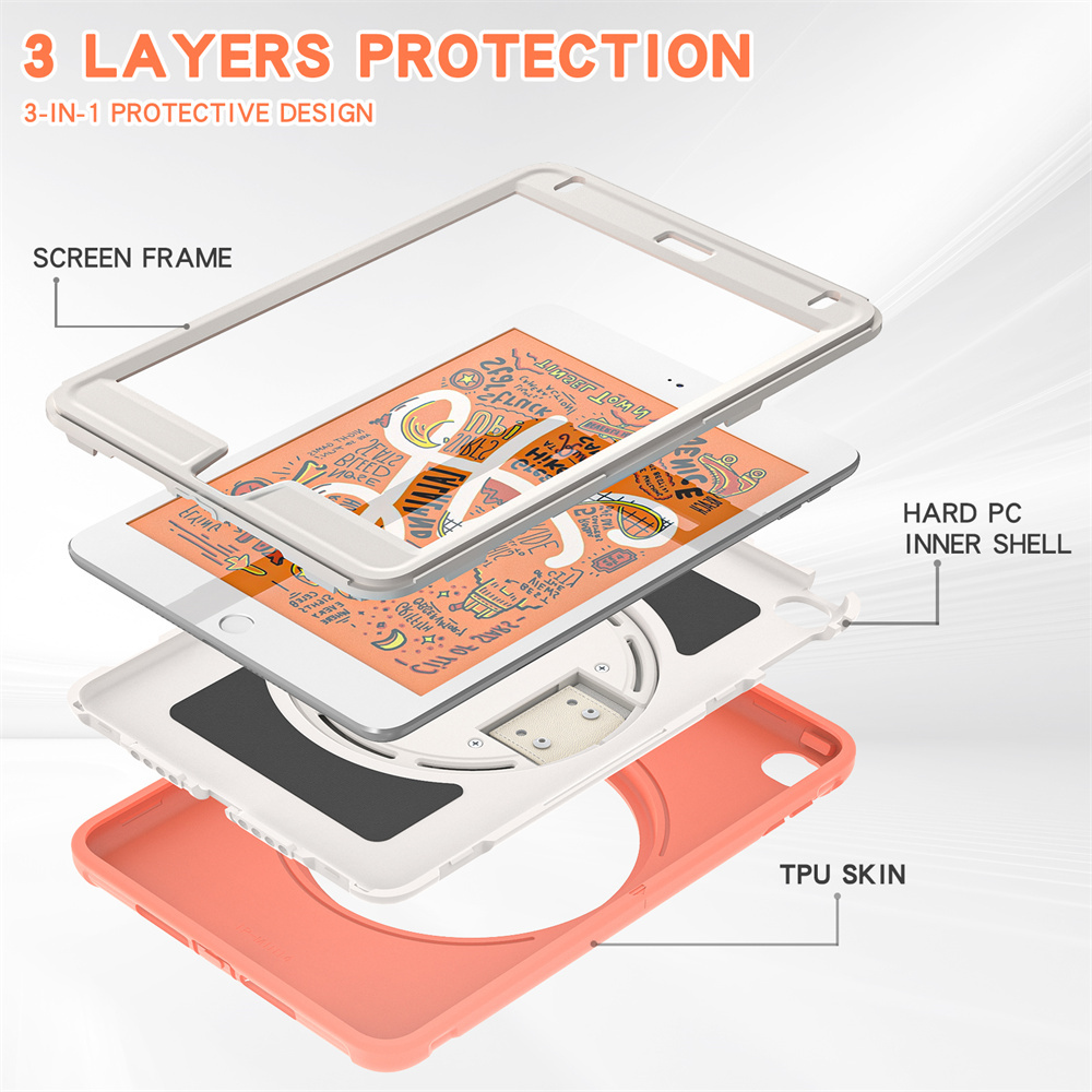 Shockproof Rugged Universal TPU Tablet Protective Case For iPad Mini 5/4 Case Cover