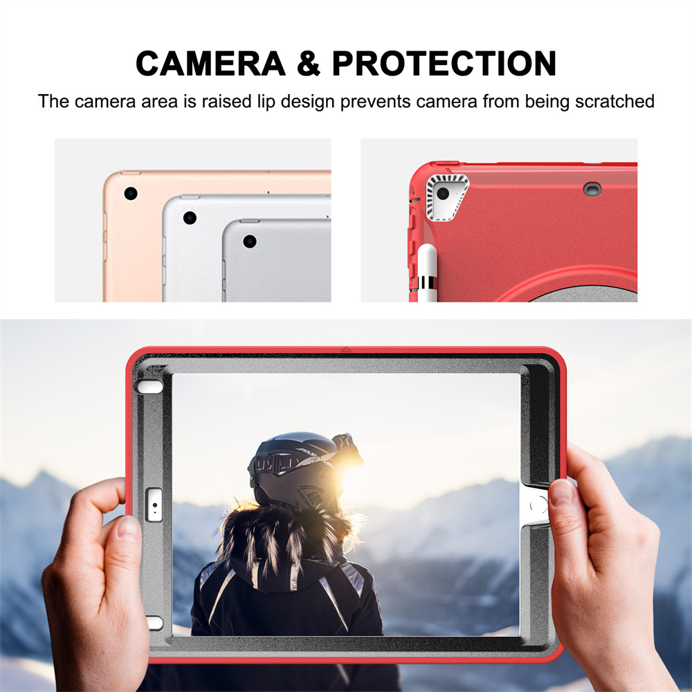 TPU Tablet Protective Case Back Cover for iPad Pro 9.7 2017 2018 Air Air2 Cases With Kickstand