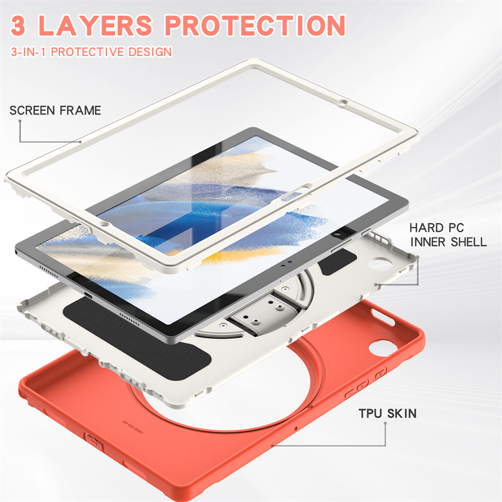 Wholesale Shockproof TPU Tablet Cover Case For Samsung Galaxy Tab A8 X200 X205 Case With Stand