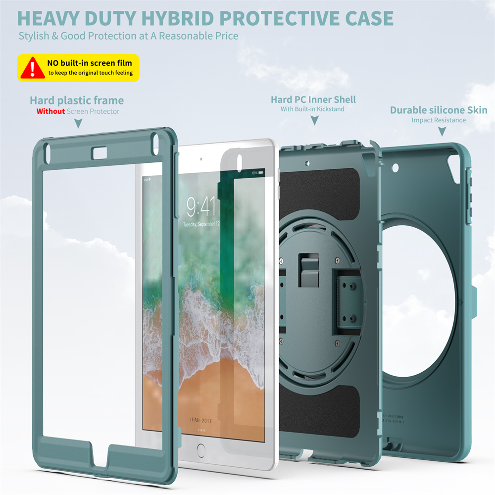 Soft TPU Tablet Back Cover Housing Case For iPad Pro 9.7 inch 2017 5th gen 2018 6 generation air 2 Cover Case