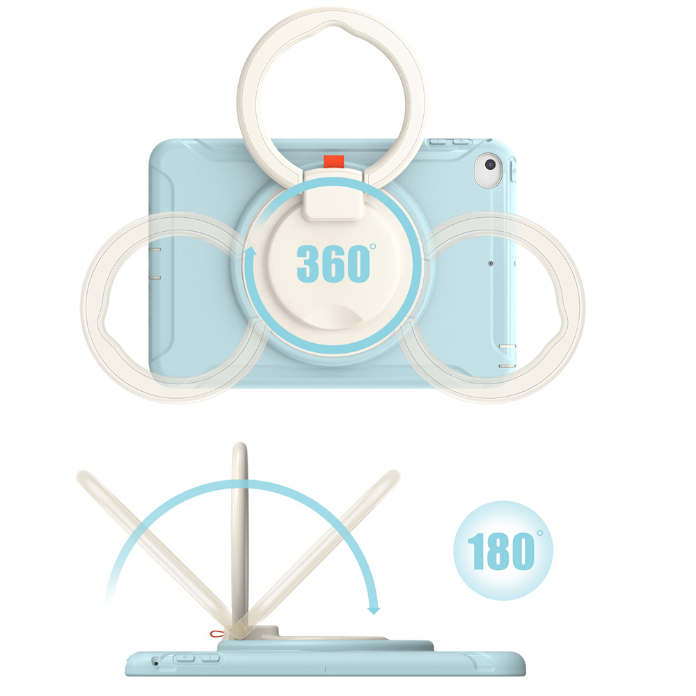 Detachable TPU Shockproof Tablet Cover Case For Apple iPad Mini 4/5 Case With Rotating Stand