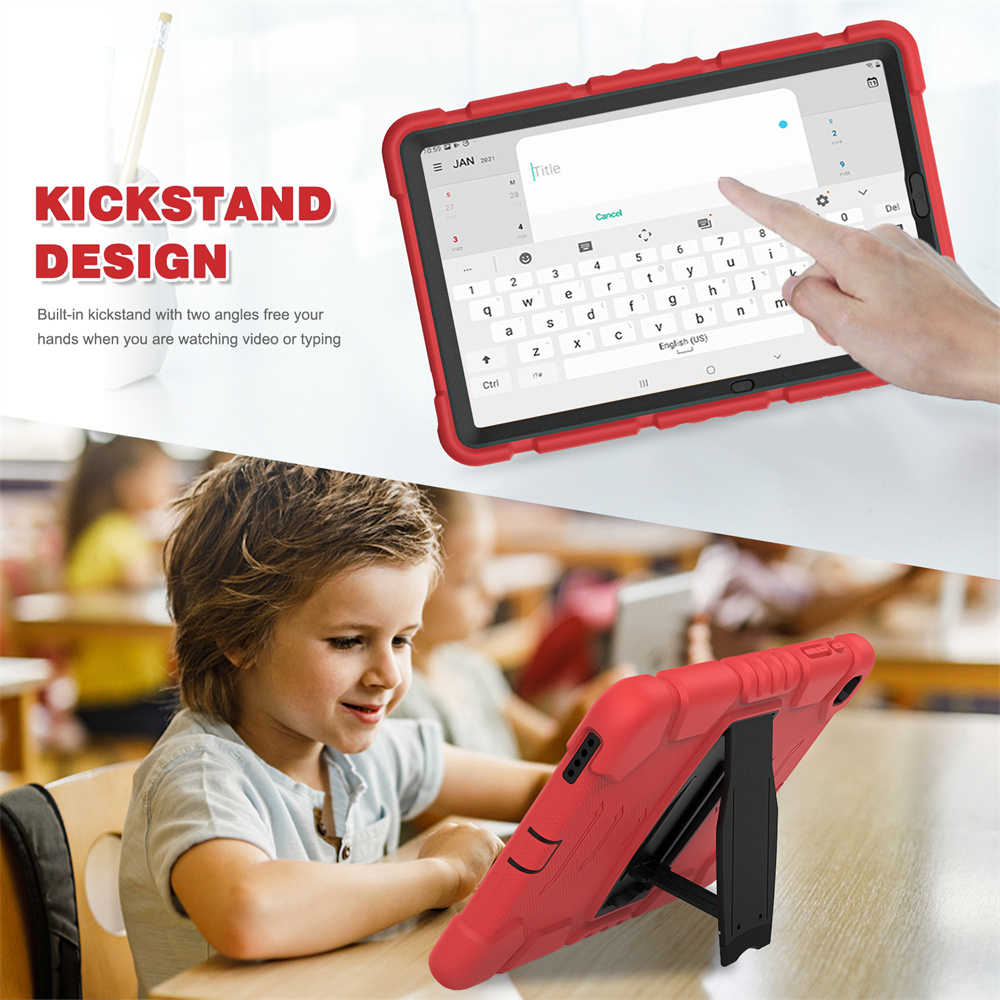 10.4 inch Silicone PC Stand Tablet Case Cover For Samsung Galaxy Tab S6 Lite 2022 Case Cover