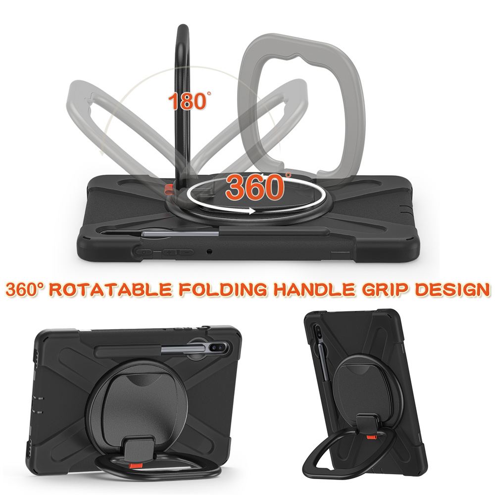 Rugged Shockproof Silicone Tablet Cover Back Case For Samsung Galaxy Tab S6 10.5 inch Case