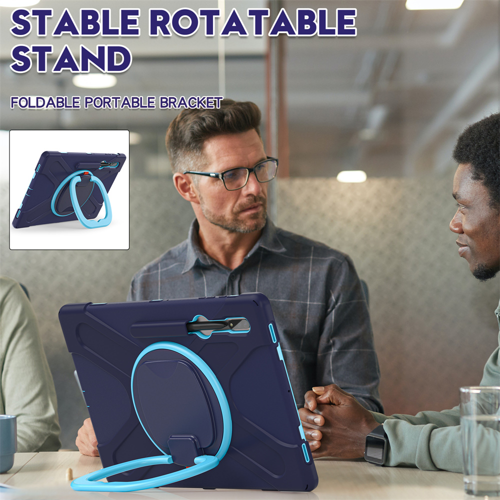 Tablet Accessories Rugged Silicone Case For Samsung Galaxy Tab S8 Ultra Case 14.6 inch Back Cover Case