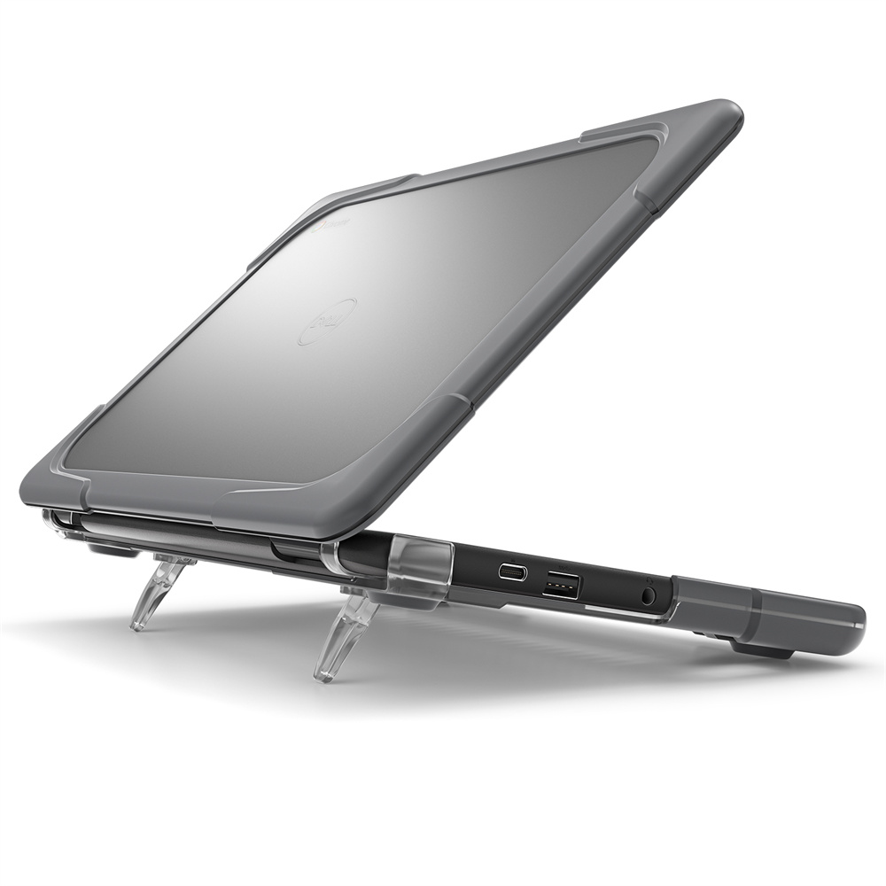 2 in 1 Top And Bottom Cover Laptop Case Hard Shell For Dell Chromebook 3100 Case With Kickstand