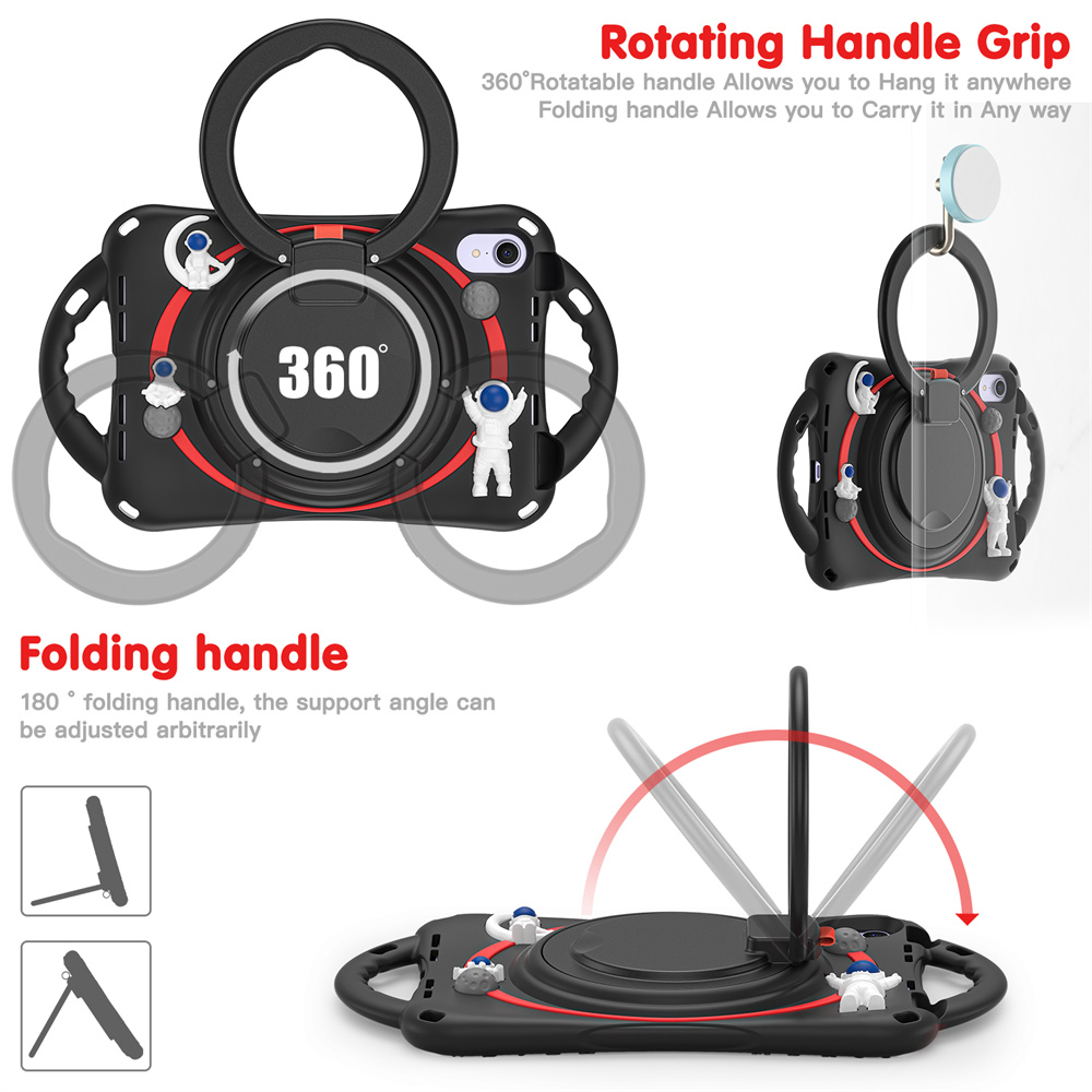 Shockproof Soft Silicone Kids Tablet Case Cover For iPad mini 6 Generation 8.3 inch Case With Pencil Holder