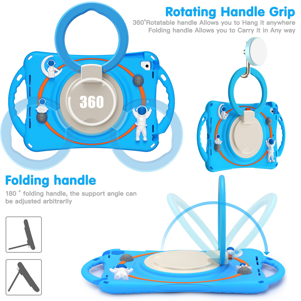 Cartoon Cute Design Soft Silicone Child Proof Tablet Cover Case For iPad 2018 2017 air 2 Pro 9.7 inch Kids Case