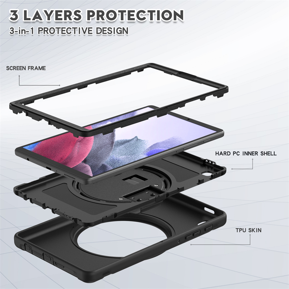 TPU PC Hybrid Rugged Tablet Case Cover For Samsung Galaxy Tab A7 lite 8.7 inch 2021 Case Kids
