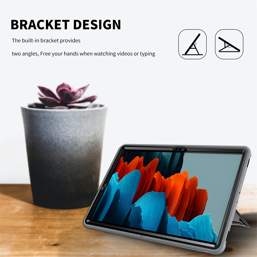 Rugged Shockproof Slim TPU Tablet Case For Samsung Galaxy Tab S7 Plus Case S8 Plus 12.4 inch Cover