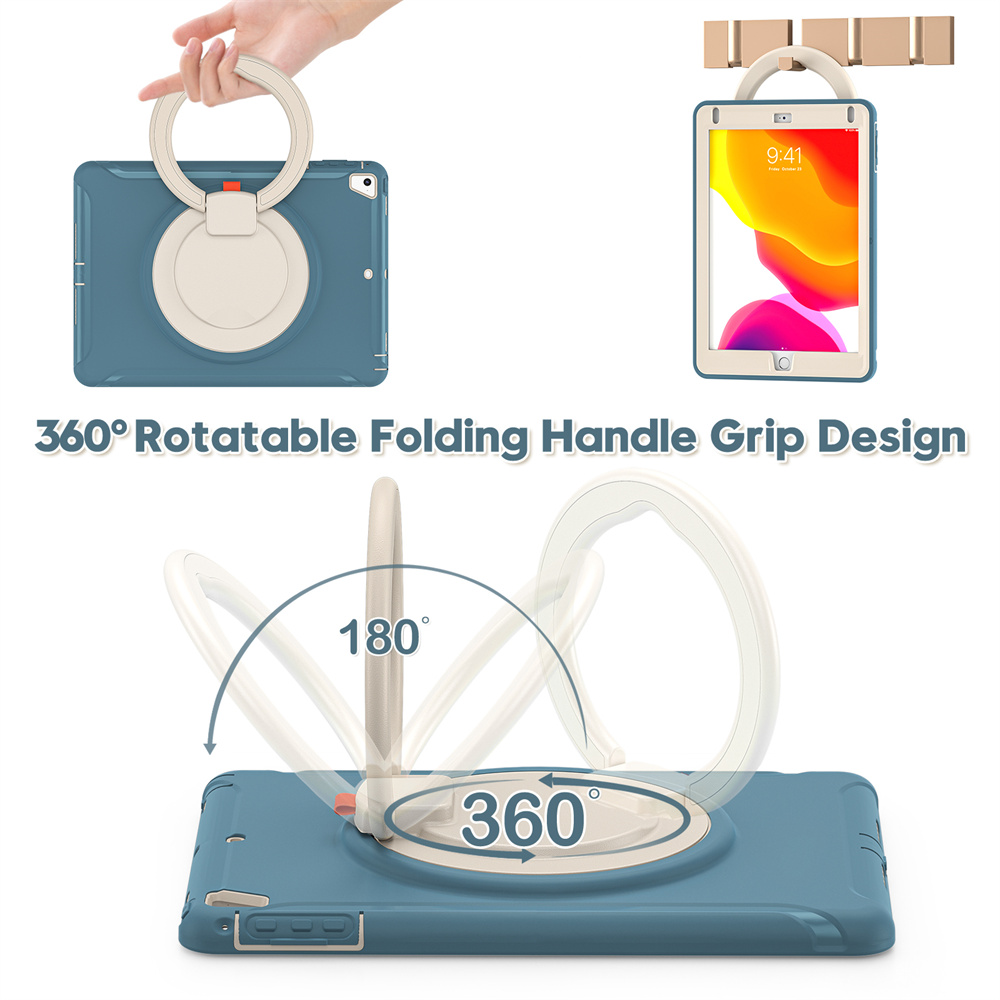 Handle Portable TPU Tablet Back Case For iPad air 2 Pro 9.7 2017 5th gen 2018 6th generation Protective Case Cover