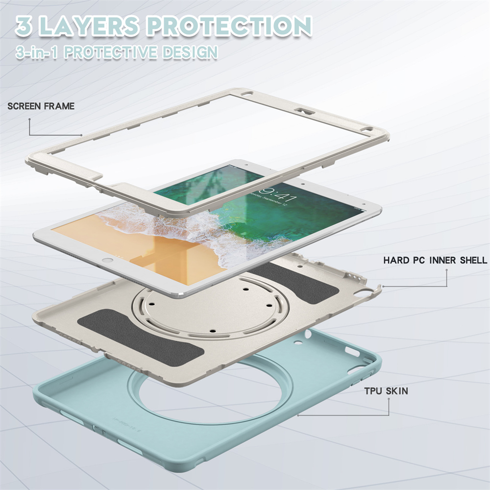 3 Layers Design Shockproof TPU Tablet Cover Case For Apple iPad air 3 Pro 10.5 inch Case Cover