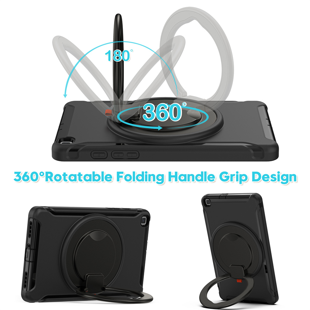 360 Full Body Cover Tablet Case For Samsung Galaxy Tab A 8.0 2019 T290 T295 Case With Handle