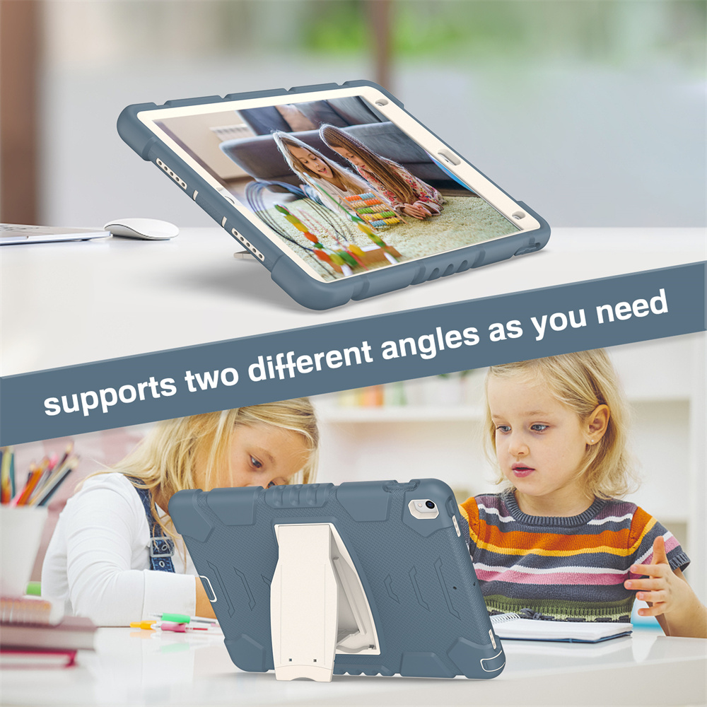 Shockproof Silicone Rugged Tablet Case For iPad air 3 Pro 10.5 inch Case Back Cover With Kickstand