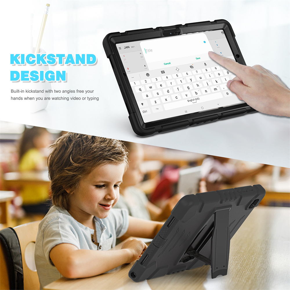 Tablet Back Cover Case For Samsung Galaxy Tab A8 X200 X205 2022 10.5 inch Case Cover With Kickstand