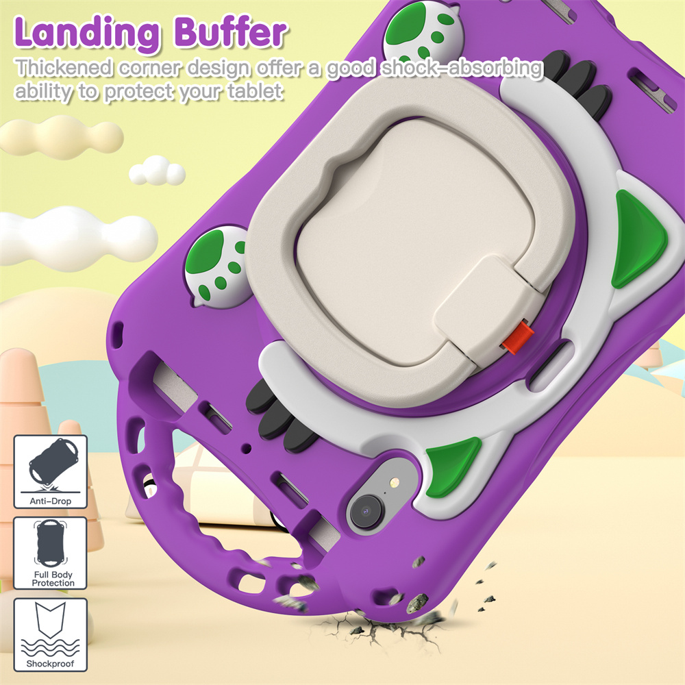 Soft Silicone Shockproof Pink Kids Tablet Accessories Case For iPad Mini 6 Rugged Case