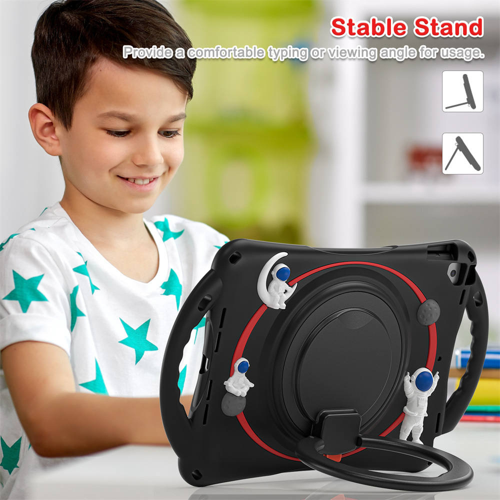 Kids Heavy Duty 360 Full Shockproof Soft Case Cover For iPad 10.2 7th 8th 9th Generation Case