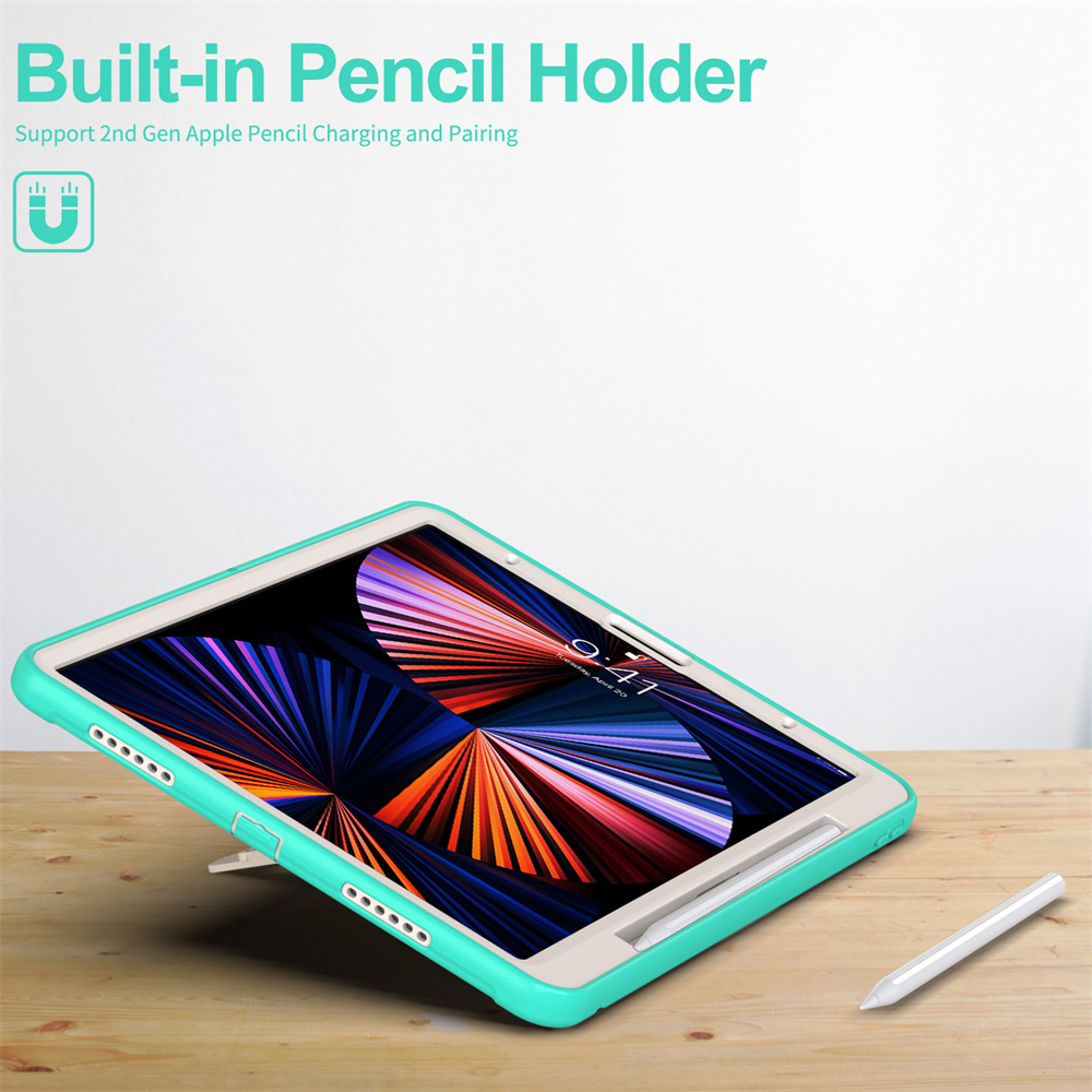 Black TPU Soft Tablet Cover Bumper Case For iPad Pro 12.9 2022 6th generation 2021 5th gen Case