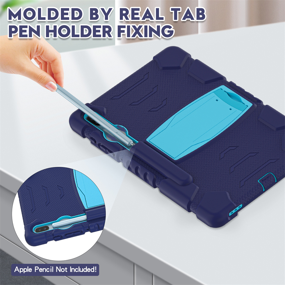 Rugged Tablet Cover Case For Samsung Galaxy Tab S6 2019 t860 10.5 inch Case Cover With Stand