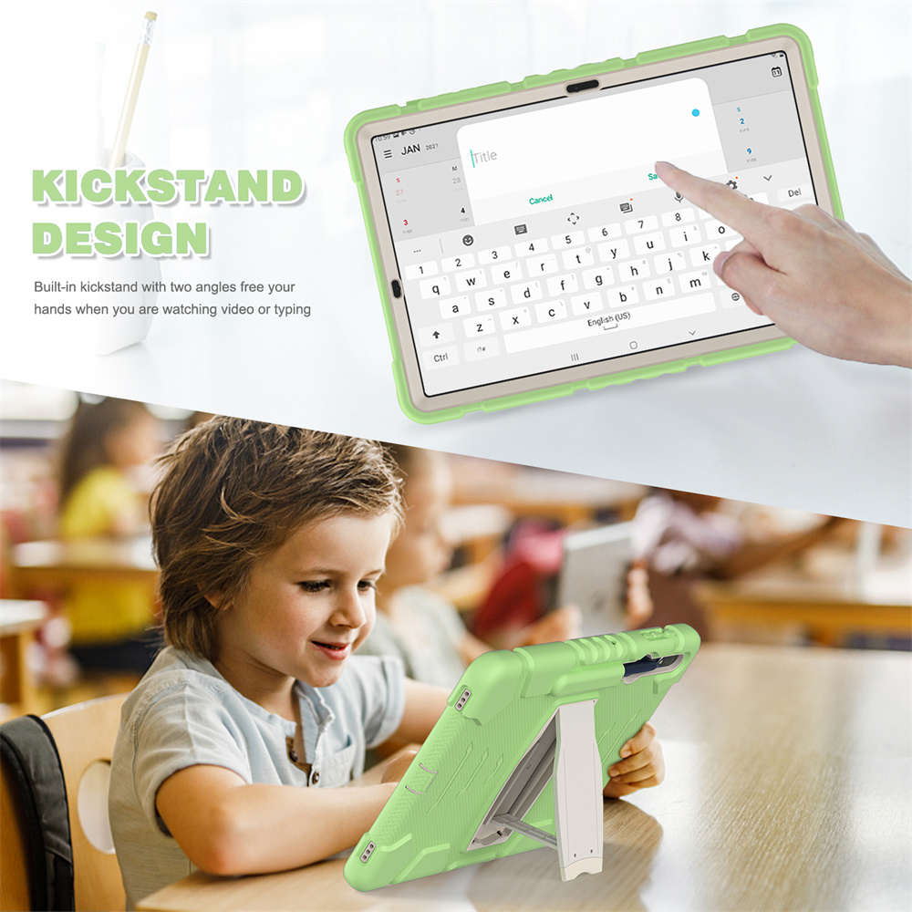 Tablet cover case for Samsung Galaxy Tab S7Plus T970 T975 S8 Plus X800 X806 S7 FE T730 case with kickstand