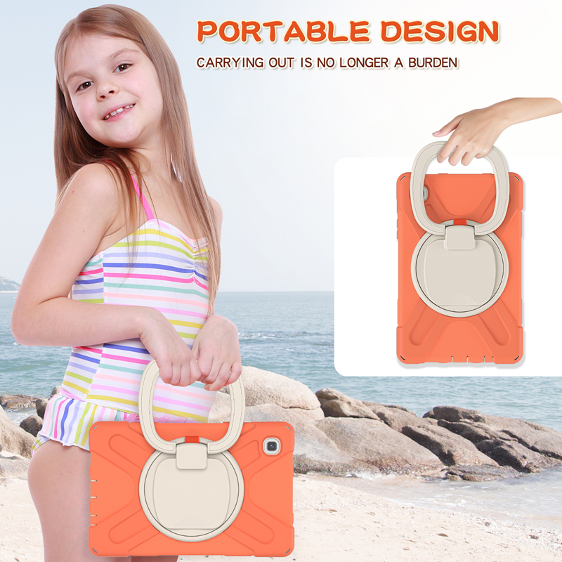 Silicone Rubber Back Cover Rugged Protector Tablet Case For Samsung Galaxy Tab A7 lite 8.7 inch t220 Holder Case