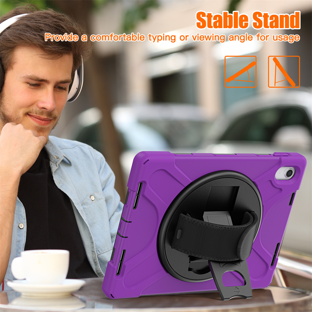 New Designer Luxury 360 Degree Rotation Covers Case For iPad 10th 10.9‘’ 2022 Case With Pencil Holder
