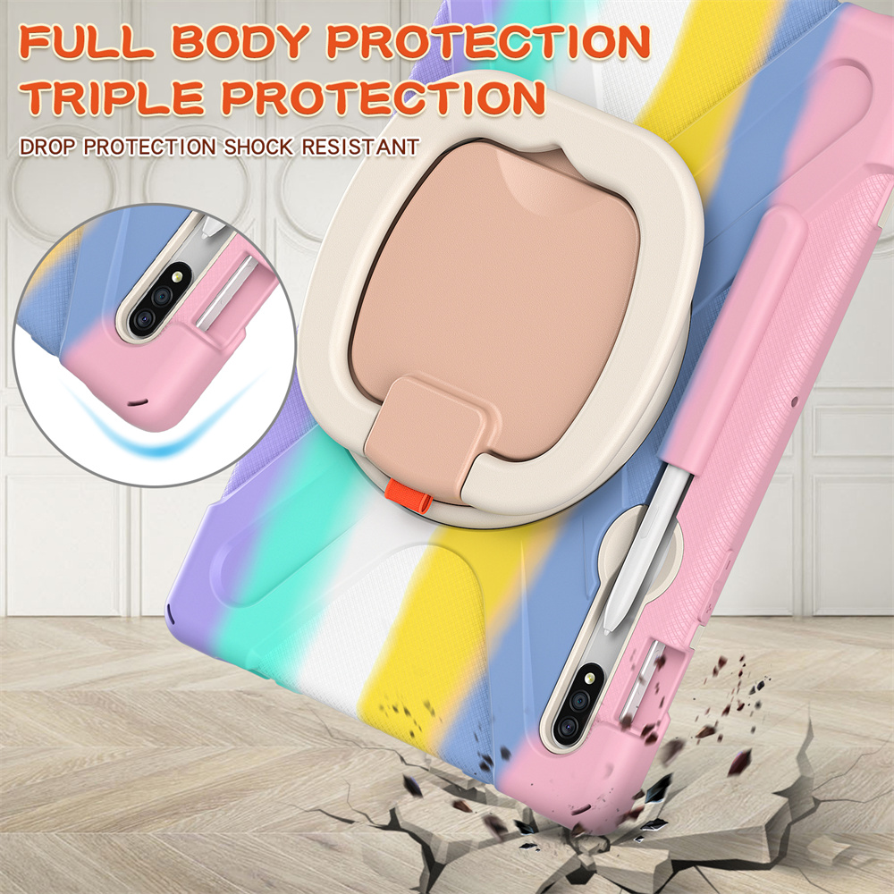 360 degree rotating kickstand tablet cover case for Samsung Galaxy Tab S7 T870 T875 S8 X700 X706 case