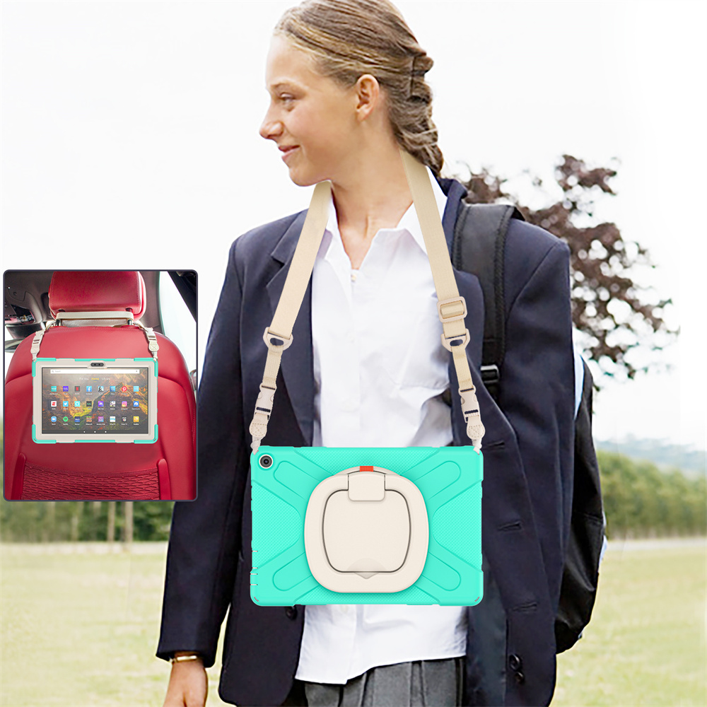 Shock proof Kids Friendly Case For Kindle Fire HD 10 2021 11th generation Tab Cover