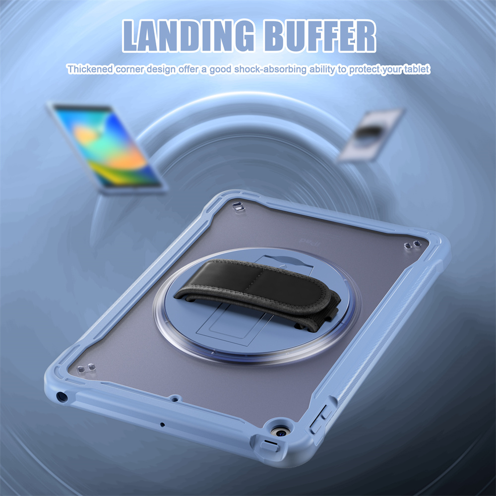 Rugged Stand Transparent TPU Tablet Cover For iPad 10th Gen 10.9 inch 2022 Case