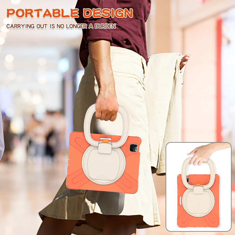 Shockproof tablet case with shoulder strap for ipad Pro 11 2018/2020/2021 kickstand