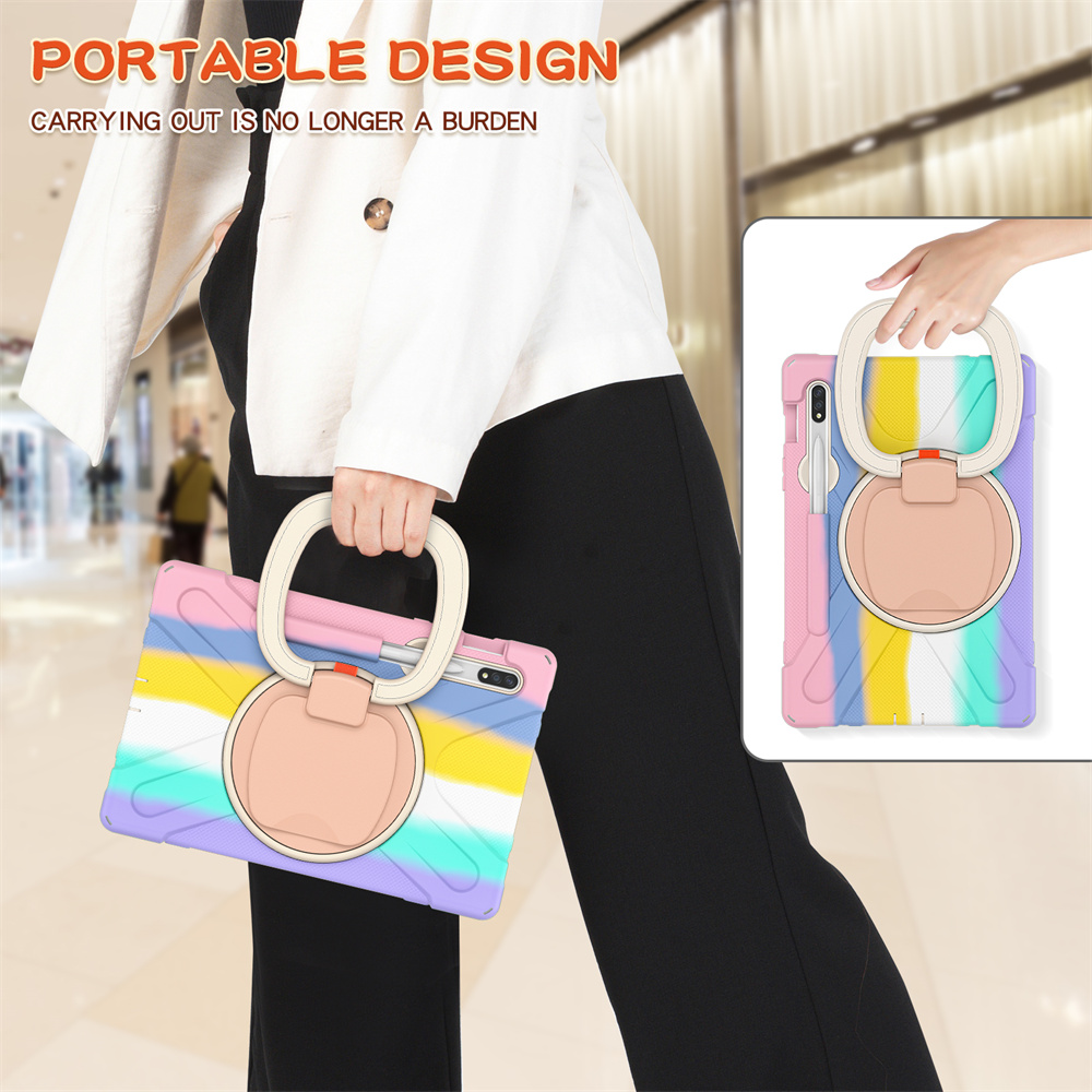 360 degree rotating kickstand tablet cover case for Samsung Galaxy Tab S7 T870 T875 S8 X700 X706 case